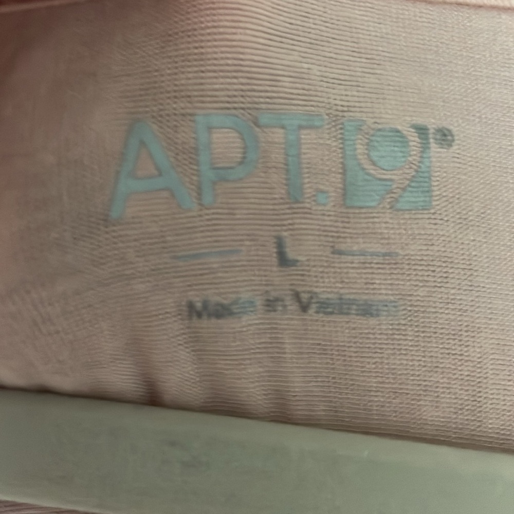 Apt 9 size large pink tunic top with sequins patt… - image 3